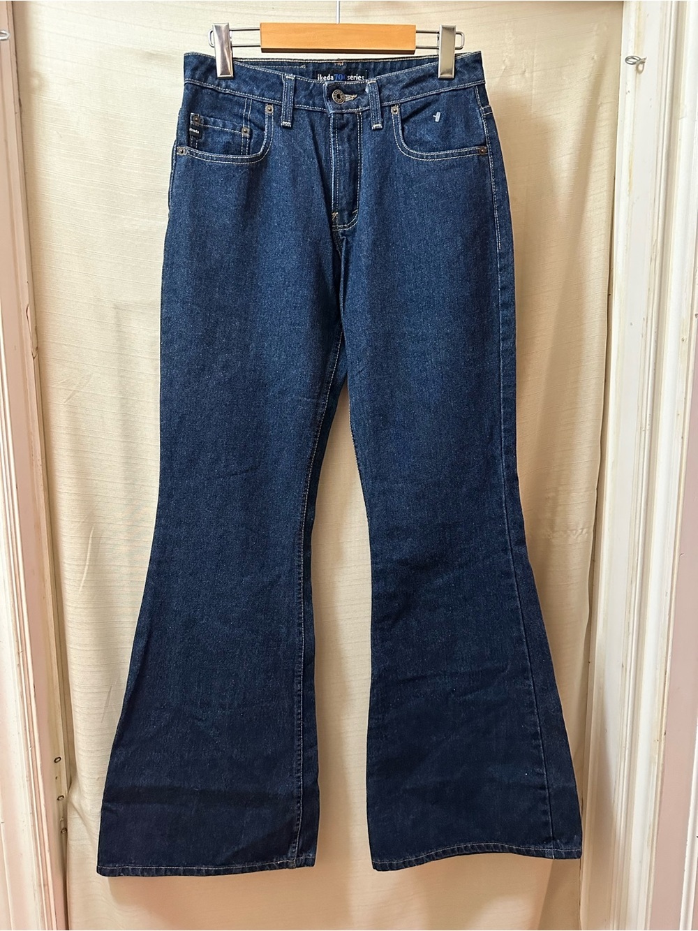Ikeda 700 Series Foxy Bell Bottom Jeans Deadstock NWT Y2K Women’s Size 27